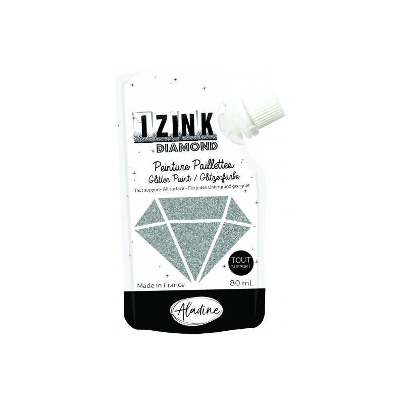 Izink Diamond - Argenté 80ml