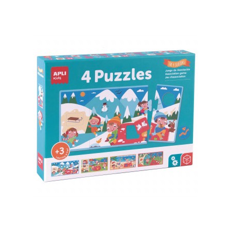 Puzzle Les 4 Saisons x4