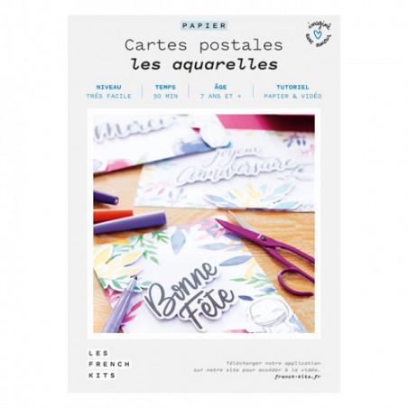 FK Papier Cartes Postales Les Aquarelles