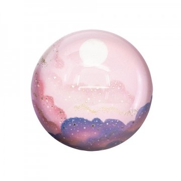 Presse Papier en verre Ø 8cm NEVERLAND Printemps