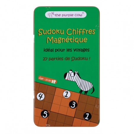 Jeu de voyage Sudoku chiffres magnétique