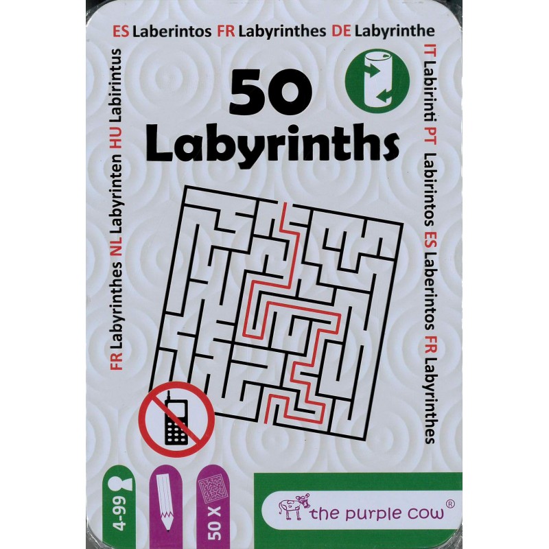 Jeu de voyage 50 cartes - Labyrinthes