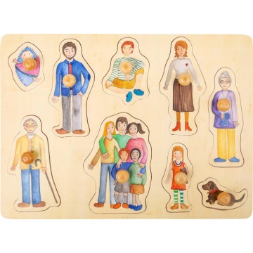 Puzzle à encastrer - Famille