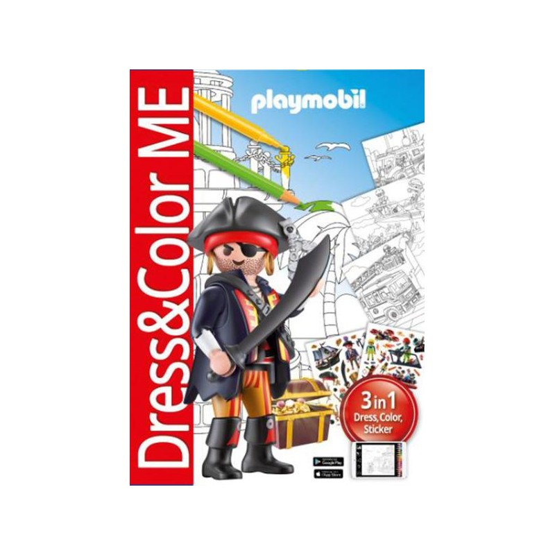 Dress & Color me - Playmobil Pirates
