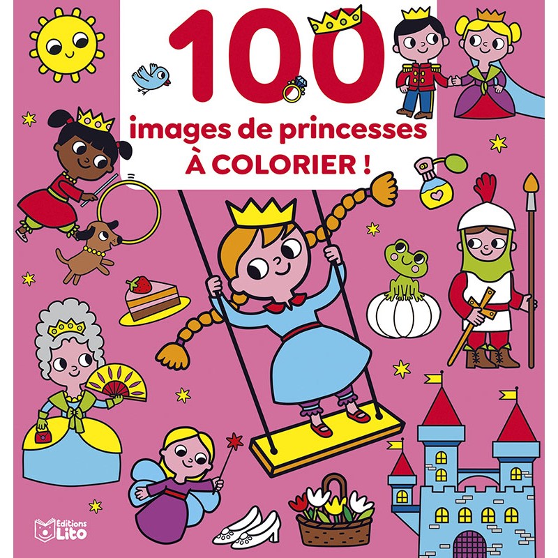 100 images à colorier - Princesses