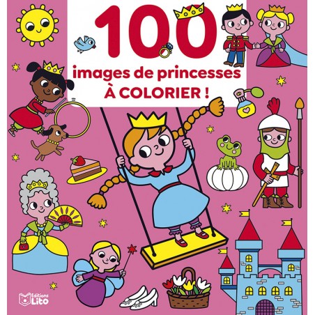 100 images à colorier - Princesses