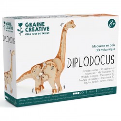 Maquette 3D mécanique Diplodocus