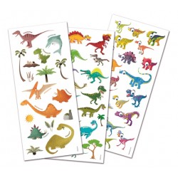 Gommettes repositionnables Dinosaures