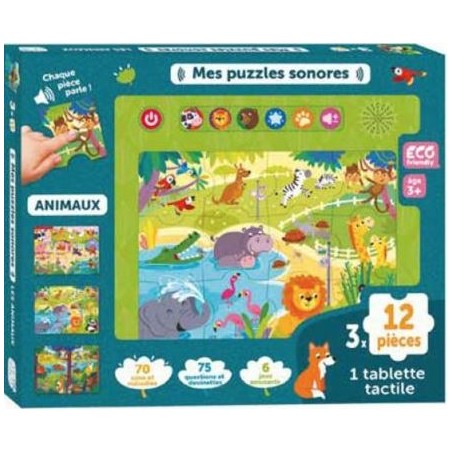 Mes puzzles sonores - Les Animaux