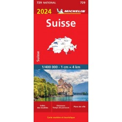 Carte routière Suisse 2024