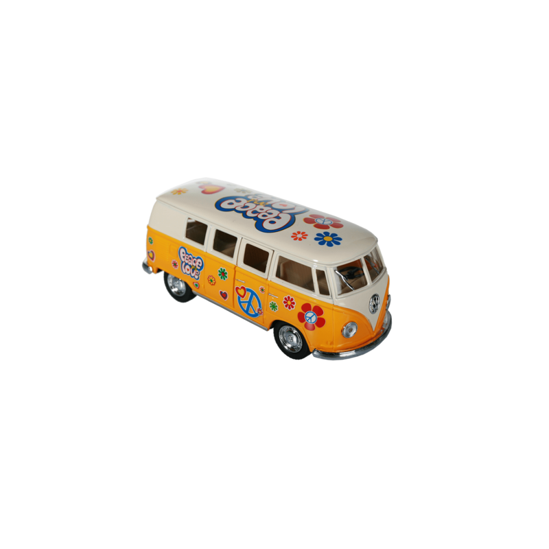 Van à friction VW T1 Bus 1962 Peace & Love