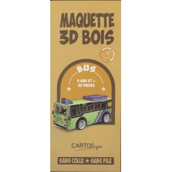Maquette 3D bois - Bus