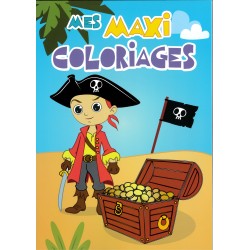 Mes Maxi Coloriages Pirate - de 3 à 5 ans