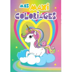 Mes Maxi Coloriages Licorne...
