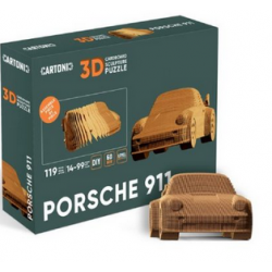 Cartonic Sculpture - Puzzle 3D - Porsche 911