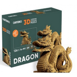 Cartonic Sculpture - Puzzle 3D - Dragon