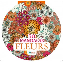 Coloriage 50 mandalas - Fleurs