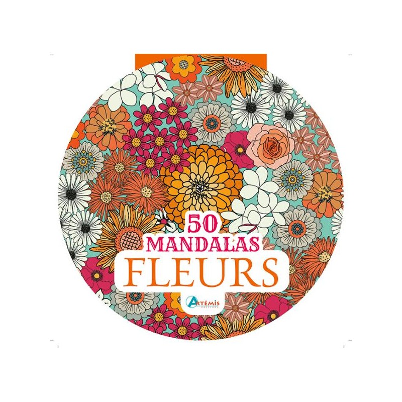 Coloriage 50 mandalas - Fleurs