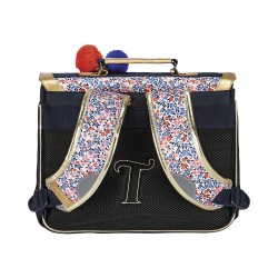 Cartable 38cm Fleur Antonia Bleu