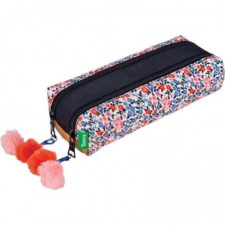 Trousse 2 comp Fleur Antonia Bleue