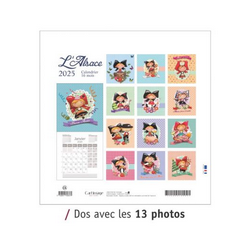 Calendrier Lulu l'Alsacienne 30x30 2025