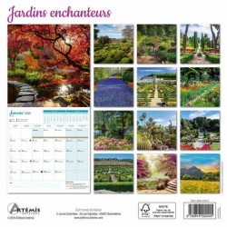 Calendrier Jardins enchanteurs 2025