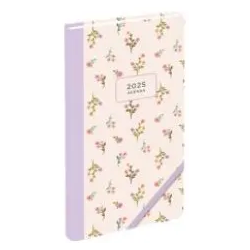 Agenda semainier 9x17 Pauline Arnaud - Flocons de fleurs 2025