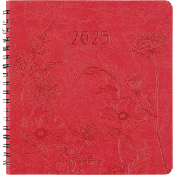 Agenda spir Sem 16x16 Corail Primrose 2025