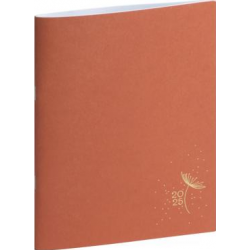 Agenda mens. EasySlim 21 carte Terracota