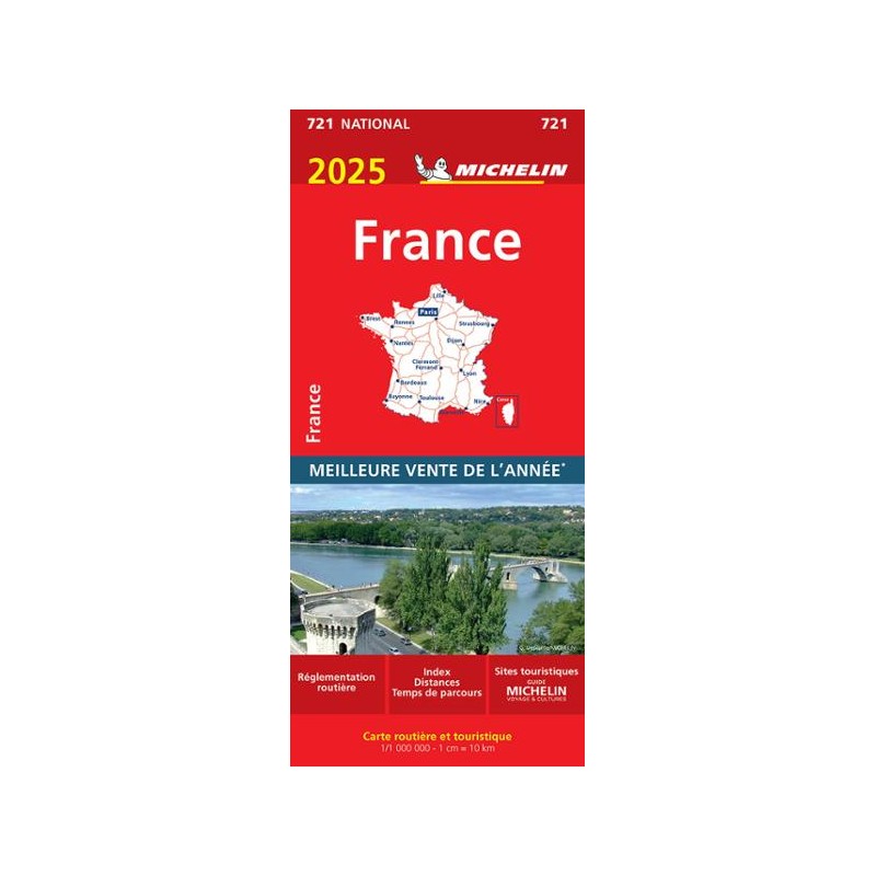 Carte routière France 2025