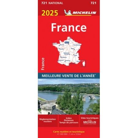 Carte routière France 2025