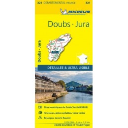 Carte Michelin 321 Doubs Jura