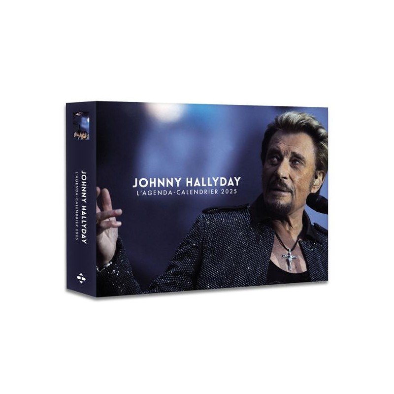 Agenda calendrier 2025 - Johnny Hallyday