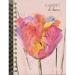 Carnet de croquis Tulipe -...