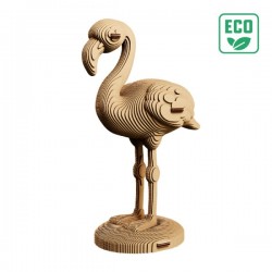 Cartonic Sculpture - Puzzle 3D - Flamand rose