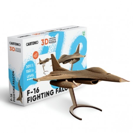 Cartonic Sculpture - Puzzle 3D - Falcon F16