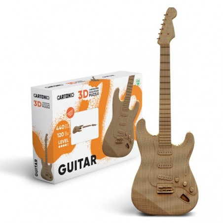 Cartonic Sculpture - Puzzle 3D - Guitare