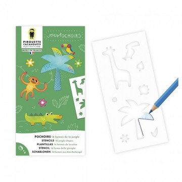 Mes pochoirs - La Jungle 16 formes