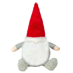 Peluche gnome gris bonnet...