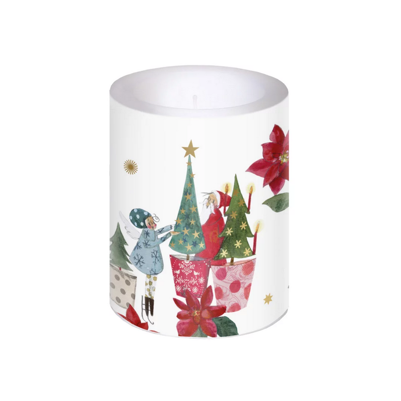 Bougie lanterne 7cm Etoile de Noël