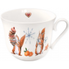 Tasse porcelaine Noël avec les Ecureuils