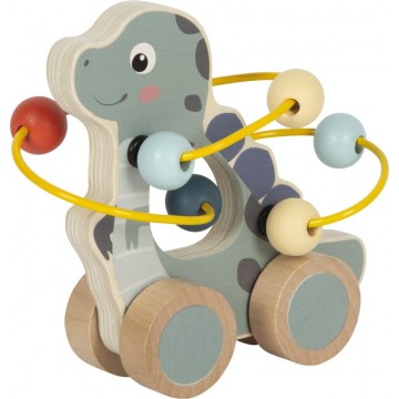 Dinosaure à pousser avec circuit de motricité Dino