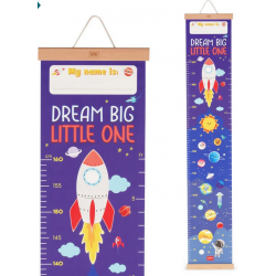 Toise murale + stickers Dream Big Little one - Espace