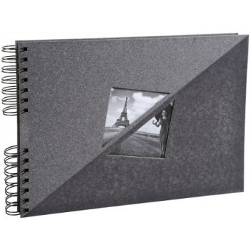 Album photos spirales Twist 32x22cm 50p noir