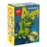 Puzzle 3D Dragon - Dragon vert
