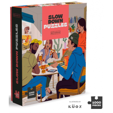 Puzzle adulte 50x70cm 1000 pièces Entre amis