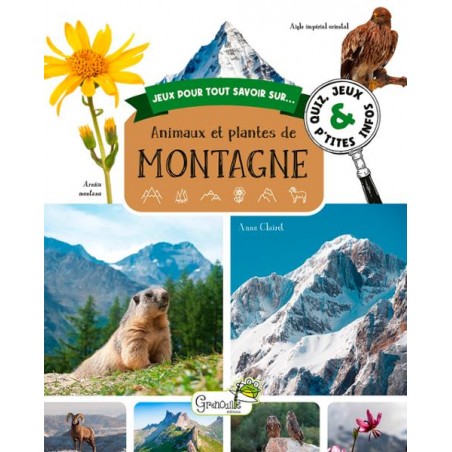 Animaux et plantes de montagne - quizz & jeux