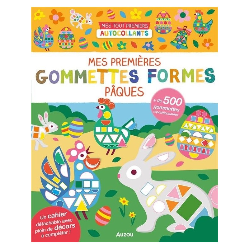 Mes premières gommettes - Pâques formes