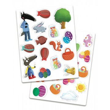 P'tit Loup - Mes stickers en relief