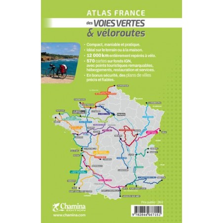 Atlas France des Voies vertes et Véloroutes